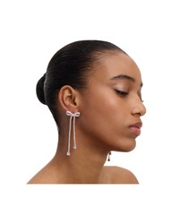 Crystal Bow Dangle Earring
