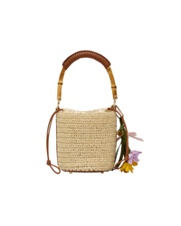 Soft Raffia Bucket Bag