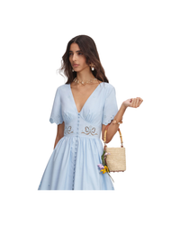 Soft Raffia Bucket Bag
