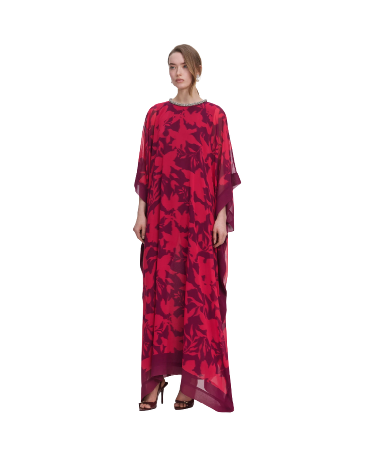 Pink Floral Kaftan