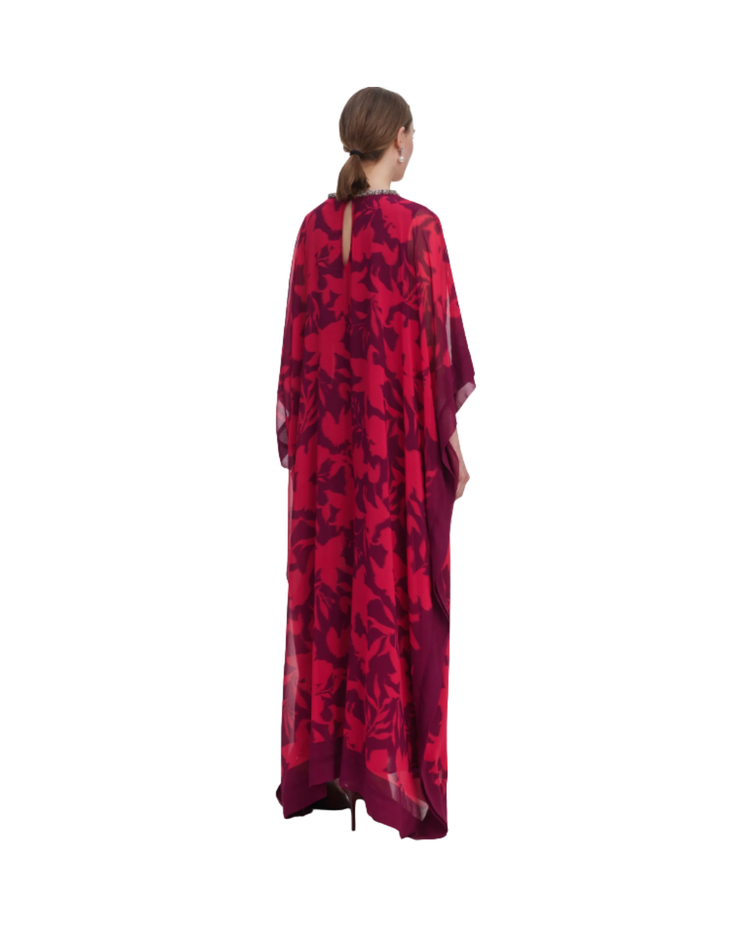Pink Floral Kaftan