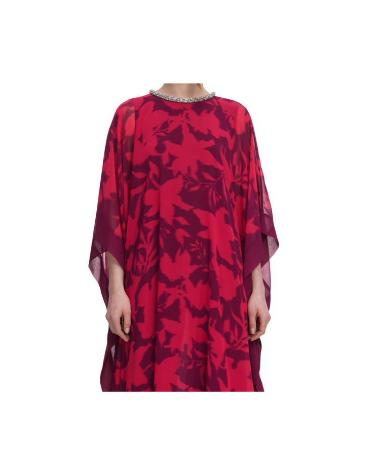 Pink Floral Kaftan