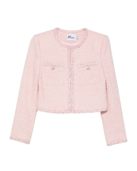 Pink Boucle Jacket