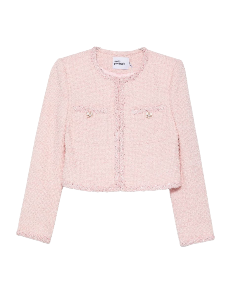 Pink Boucle Jacket