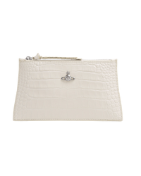 Small Flat Zip Clutch