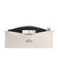 Small Flat Zip Clutch