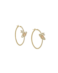 Olympia Cz Hoop Earrings