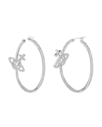Olympia Cz Hoop Earrings