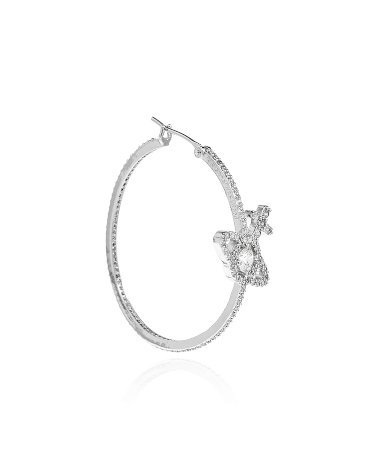Olympia Cz Hoop Earrings