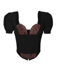 Short Sleeve Bea Corset Cardigan