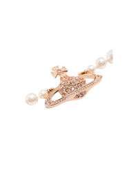 One Row Pearl Bas Relief Choker W1