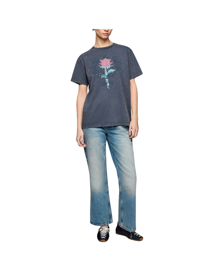 T-shirt With Rose