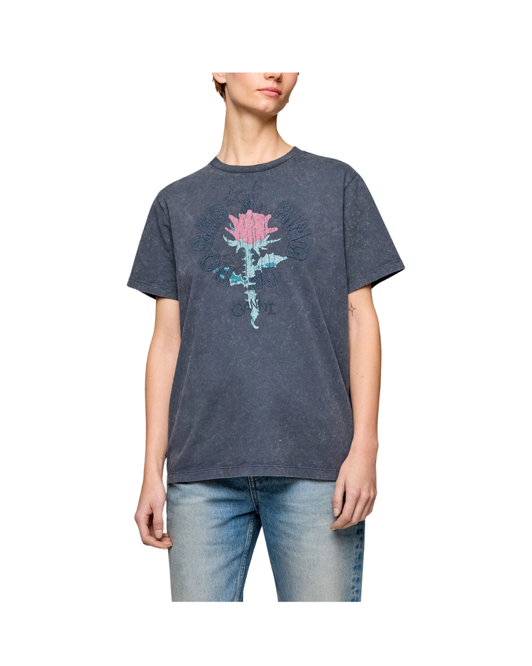 T-shirt With Rose