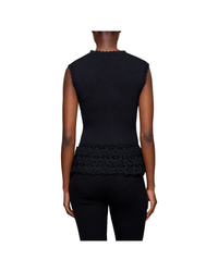 Vest in Cotton Crochet
