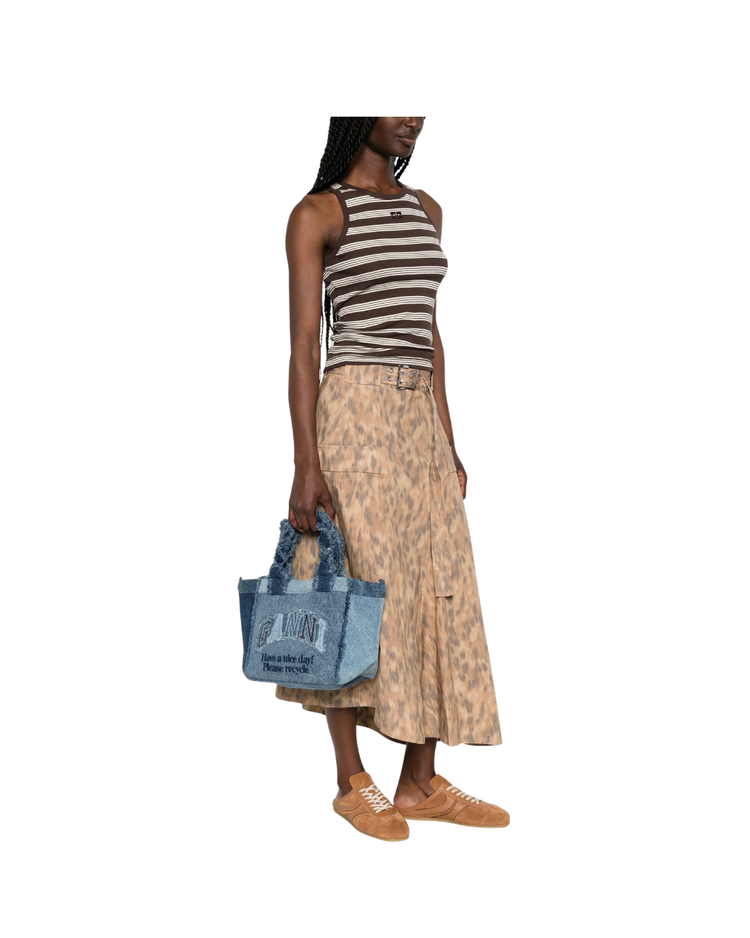 Small Trapeze Shopper Bag