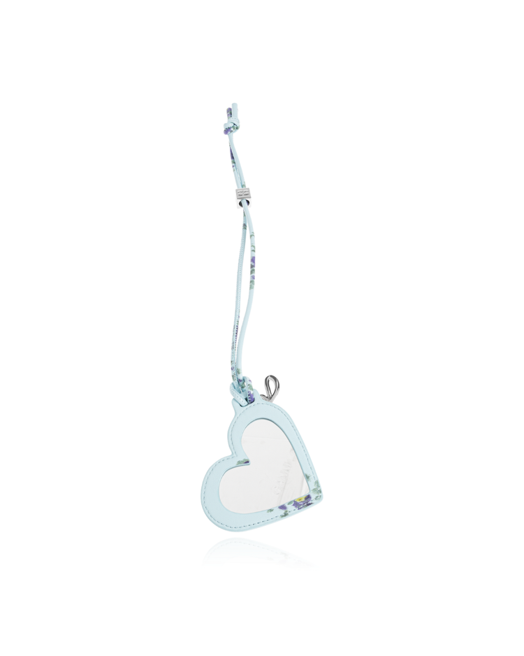 Bou Heart Mirror Ikat Flower Abstract
