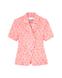 Blazer in Shibori Organza