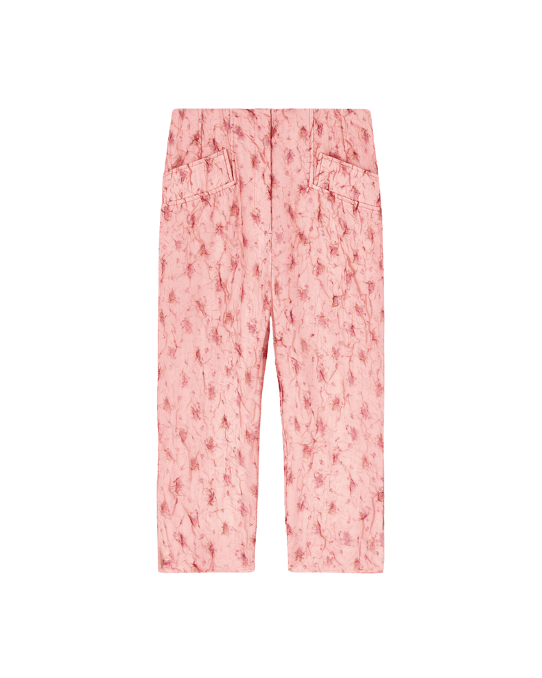 Capri Trousers in Shibori Organza