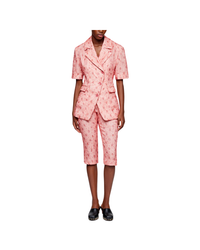 Capri Trousers in Shibori Organza
