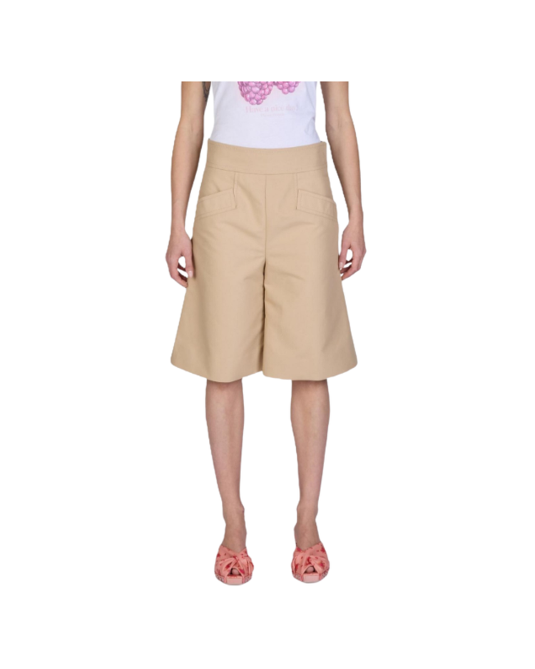 Double Cotton Bermuda Shorts