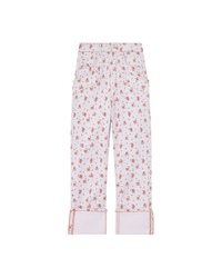 Capri Slim Jeans in Printed Denim