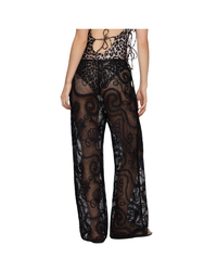 Trousers in Black Net