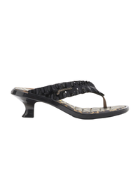 Melissa Thong Kitten Heel in Leopard