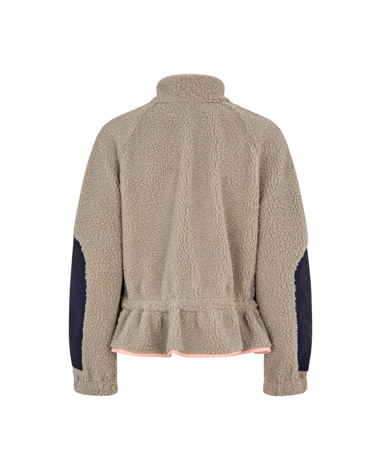 Dropped Shoulder Gathered Jacket