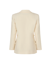 Elastic Detail Tailoring Blazer