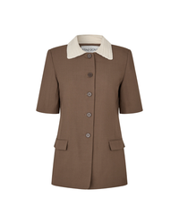 Boxy Short Sleeve Tailoring Jacket