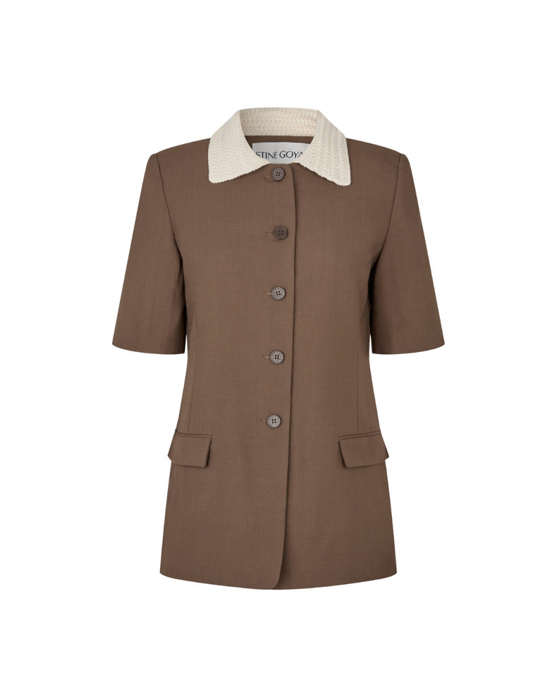 Boxy Short Sleeve Tailoring Jacket
