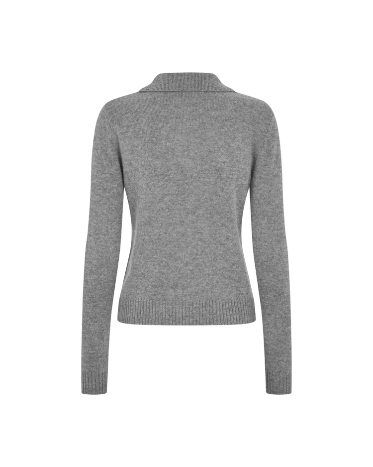 Button Up Long Sleeve Polo Knit