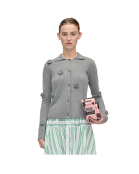 Button Up Long Sleeve Polo Knit