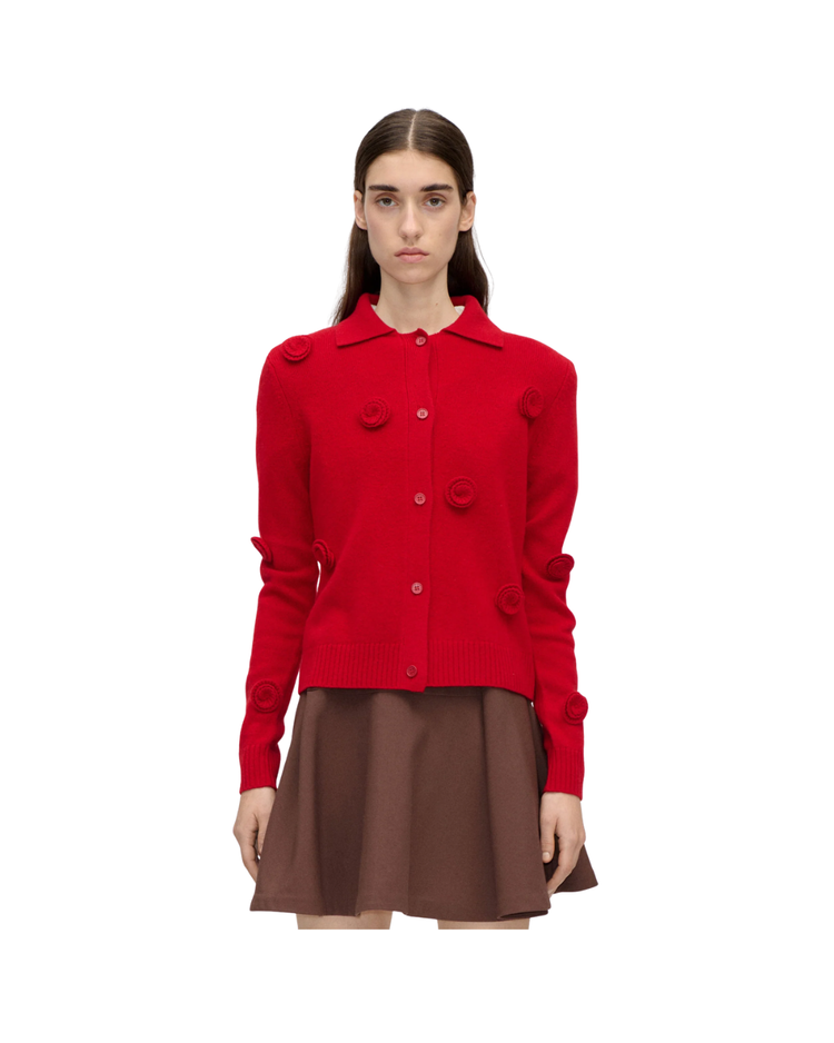 Button Up Long Sleeve Polo Knit