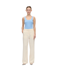 Elastic Detail Tailoring Pants
