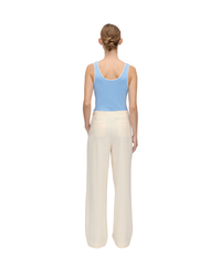 Elastic Detail Tailoring Pants