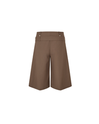 Belted Tailored Bermuda