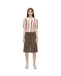 Belted Tailored Bermuda