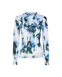 Elastic Long Sleeve Top