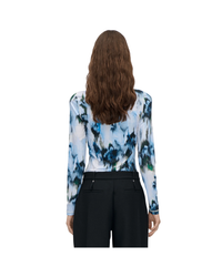 Elastic Long Sleeve Top