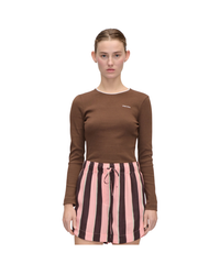 Long Sleeve Rib Top
