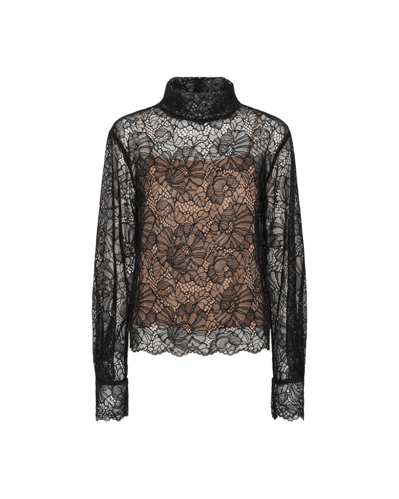 Lace Long Sleeve Blouse