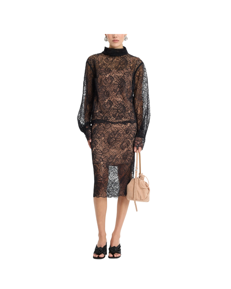 Lace Long Sleeve Blouse