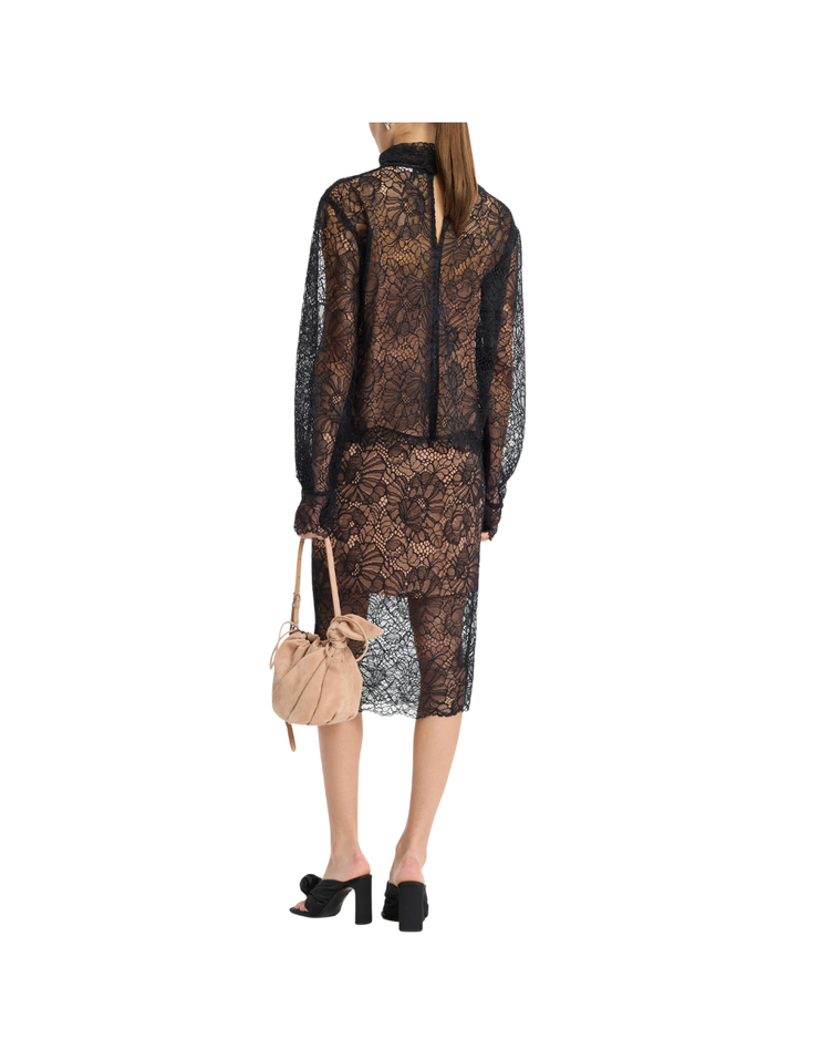 Lace Long Sleeve Blouse