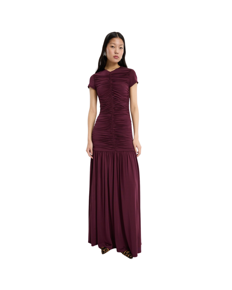 Gathered Maxi Dress