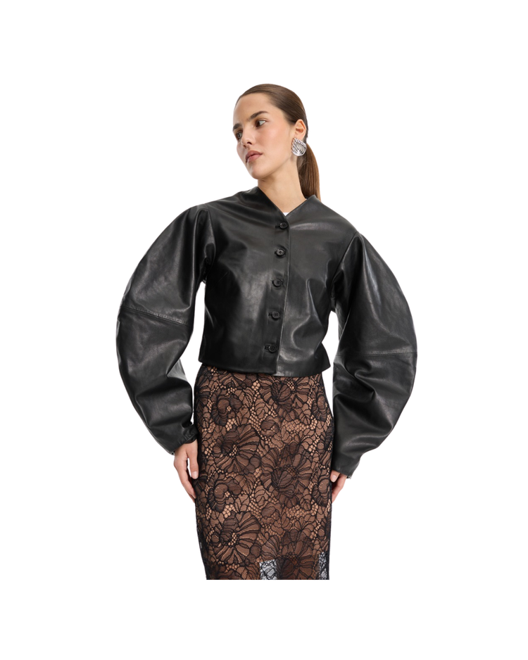 Fitted Leather Jacket