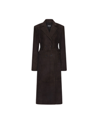 Suede Long Coat