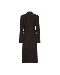 Suede Long Coat