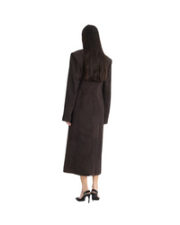 Suede Long Coat