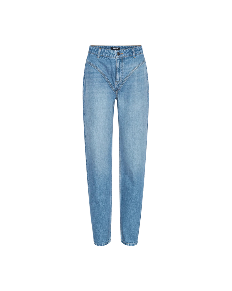 High Waist Cutline Jeans